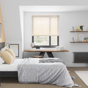 Rèm sáo nhôm bản 2.5cm - Hệ 2 dây - Vạn Thái mã ST07