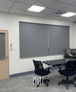 Rèm Cửa Văn Phòng dạng cuốn vải sọc dọc hãng Vạn Thái