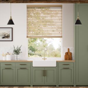 Rèm gỗ 1 dây hãng All Plus hãng mã AL19