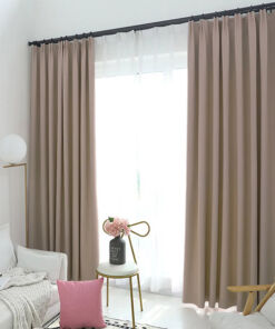 Rèm cửa vải giá rẻ cản nắng - mã WRV01