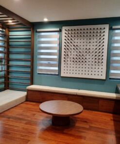 Rèm cửa cầu vồng đẹp cản nắng hãng Santech - Mã Julia