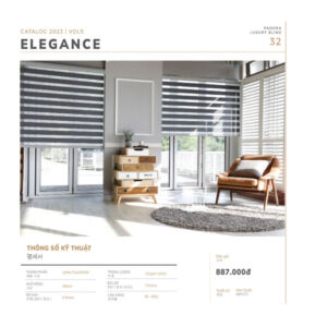 Rèm cầu vồng hãng Padora - Mã Elegance