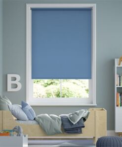 Rèm mành chống nắng dạng cuốn vải ánh kim hãng Vạn Thái