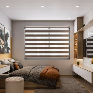 Rèm cầu vồng phòng ngủ chung cư hãng Modero mã Bondi