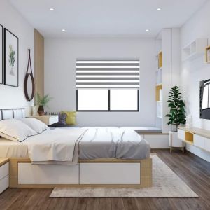 Rèm cầu vồng phòng ngủ chung cư giá rẻ hãng Modero mã Venice