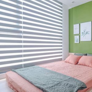 Rèm cầu vồng phòng ngủ chung cư hãng Modero mã Angela