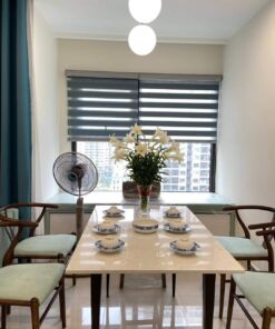 Rèm cầu vồng phòng khách chung cư giá rẻ hãng Modero mã Diamond