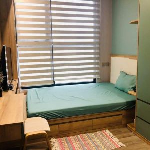 Rèm cửa cầu vồng phòng ngủ chung cư giá rẻ hãng Modero mã Arena