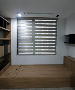 Rèm cuốn cầu vồng cản nắng phòng ngủ chung cư hãng Modero mã Paola