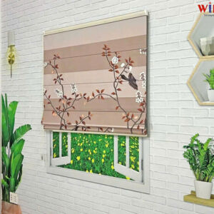 Rèm roman cản nắng 100% mã D001