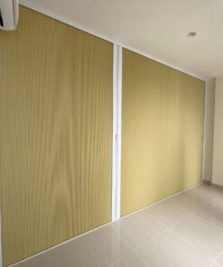 Vách ngăn phòng khách và bếp lắp điều hòa cách nhiệt 100%