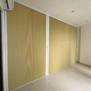 Vách ngăn phòng khách và bếp lắp điều hòa cách nhiệt 100%