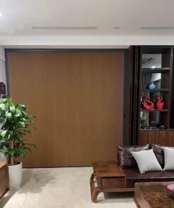 Vách ngăn phòng khách đẹp bằng vải tổ ong mã TM21