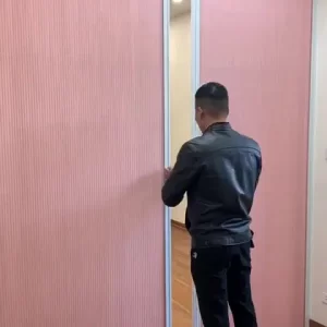 Vách ngăn phòng ngủ bằng vải tổ ong đẹp, giữ lạnh mã VESEL-1012