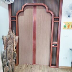 Vách ngăn phòng khách và phòng thờ đẹp mã VESEL-1016