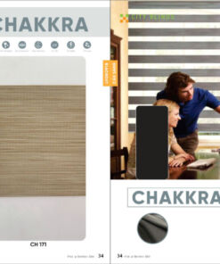 Rèm cầu vồng hãng City blinds mã CHAKKRA