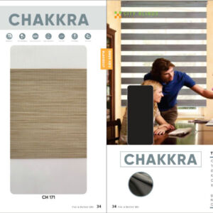 Rèm cầu vồng hãng City blinds mã CHAKKRA