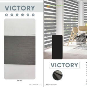 Rèm cầu vồng hãng City blinds mã VICTORY