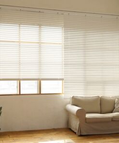 Rèm nhựa giả gỗ bản 5cm hệ 1 dây mã SPVC22