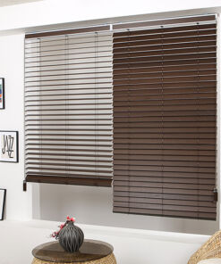 Rèm nhựa giả gỗ bản 5cm hệ 1 dây mã SPVC23