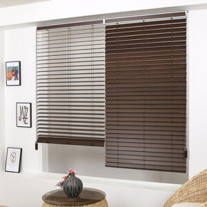 Rèm nhựa giả gỗ bản 5cm hệ 1 dây mã SPVC23