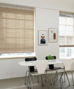 Rèm nhựa giả gỗ bản 5cm hệ 1 dây mã SPVC24