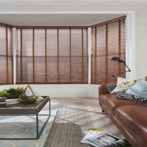 Rèm gỗ tùng trắng bản 5cm hệ 1 dây mã SKK315