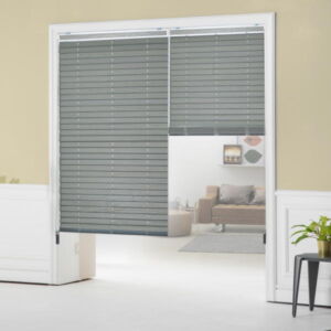 Rèm nhựa giả gỗ bản 5cm hệ 1 dây mã SPVC3006