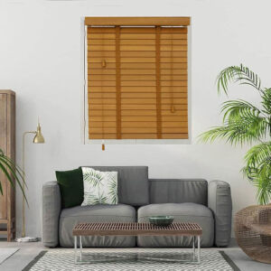 Rèm gỗ hãng Sankaku bản 5cm hệ 2 dây mã SKK13