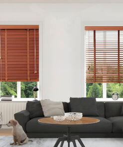 Rèm gỗ hãng Sankaku bản 5cm hệ 2 dây mã SKK15