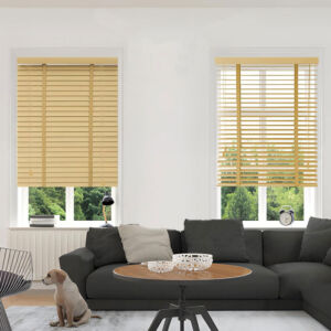 Rèm gỗ hãng Sankaku bản 5cm hệ 2 dây mã SKK19