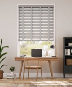 Rèm nhựa giả gỗ hãng Sankaku bản 5cm hệ 2 dây mã SKK3005