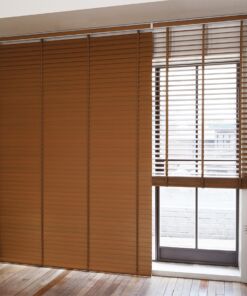 Rèm gỗ tùng trắng bản 5cm hệ 1 dây mã SKK312