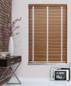 Rèm nhựa giả gỗ hãng Sankaku bản 5cm hệ 2 dây mã SKK313