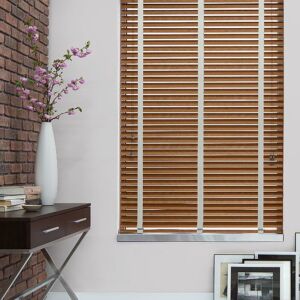 Rèm nhựa giả gỗ hãng Sankaku bản 5cm hệ 2 dây mã SKK313