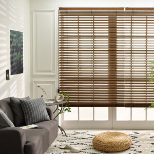 Rèm gỗ bản 5cm hệ 1 dây hãng Modero mã BW1106