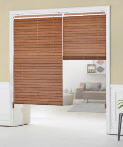 Rèm gỗ thông tuyết bản 5cm hệ 1 dây mã SKK503