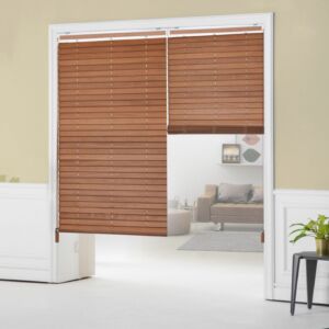 Rèm gỗ thông tuyết bản 5cm hệ 1 dây mã SKK503