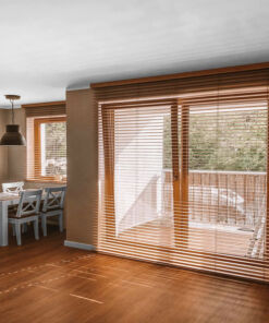 Rèm gỗ 1 dây hãng All Plus hãng mã AL21