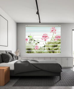 Rèm cầu vồng in tranh RCVI -  135