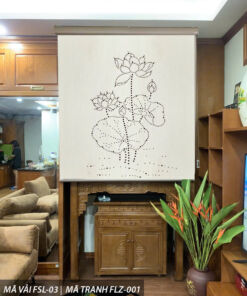 Rèm che bàn thờ  khắc laze hãng FIVESTAR mã FLZ - 003