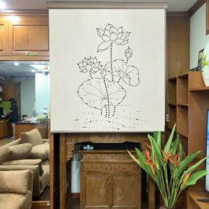 Rèm che bàn thờ  khắc laze hãng FIVESTAR mã FLZ - 003