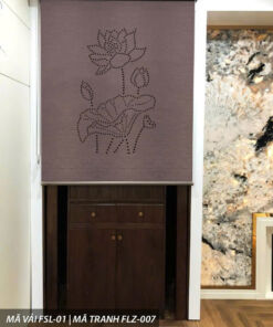 Rèm che bàn thờ  khắc laze hãng FIVESTAR mã FLZ - 014