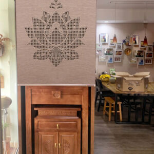 Rèm che bàn thờ  khắc laze hãng FIVESTAR mã FLZ - 023