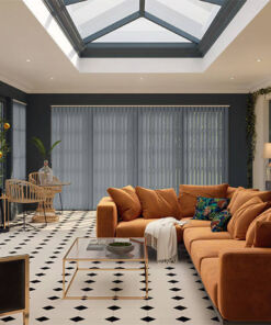 Rèm lá dọc phòng khách đẹp LKP06