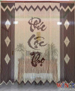 Rèm hạt gỗ đẹp hợp phong thủy RHG02