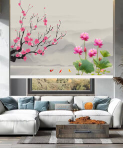 Rèm Trang Trí Lớp Mầm Non Hiện Đại – In Chuẩn Màu, Bền Đẹp