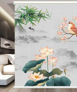 Rèm cuốn in tranh cản nắng 100% Mã HSE0613