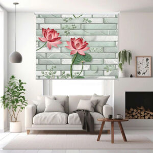 Rèm cuốn in tranh cản nắng 100% Mã HSE0710