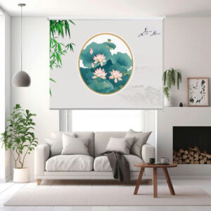 Rèm cuốn in tranh cản nắng 100% Mã HSE0712